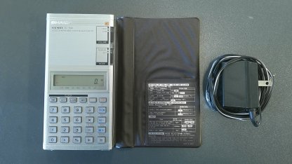 clock & calculator with charger