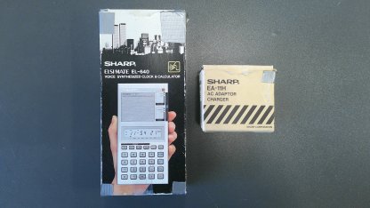 clock & calculator in box