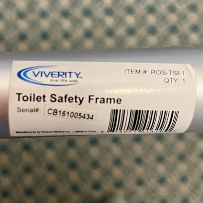 TOILET SAFETY FRAME