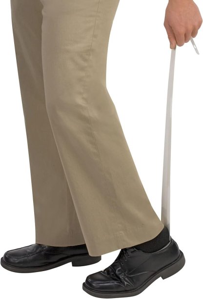 shoe horn in use