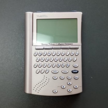 silver handheld talking dictionary