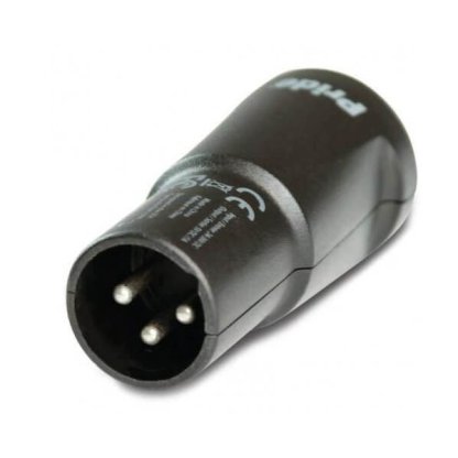 three-pin port on the charger
