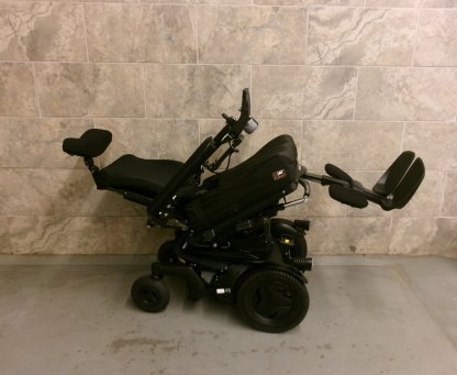 Complex Power Wheelchair 17x21 tilted back