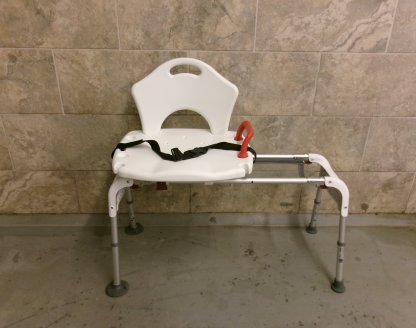 Sliding Transfer Bench with Back