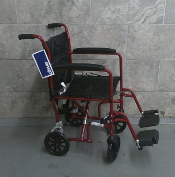 Manual Wheelchair 18x18 - Transport Chair