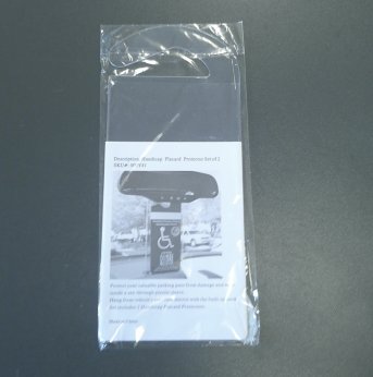handicap placard protector