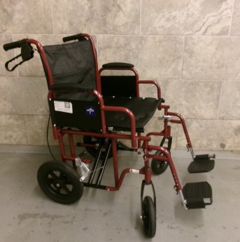Manual Wheelchair 21x18 - Bariatric Transport Chair