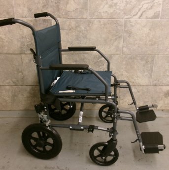 Manual Wheelchair 18x15 - Transport Chair