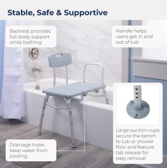 TRANSFER BATH BENCH