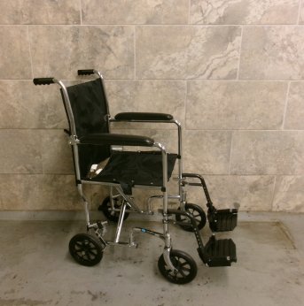 Manual Wheelchair 19x16 - Transport Chair