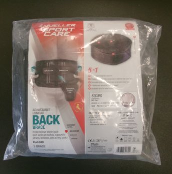 Lumbar Back Brace - Plus Size