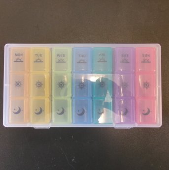 Weekly 3X Day Pill Organizer