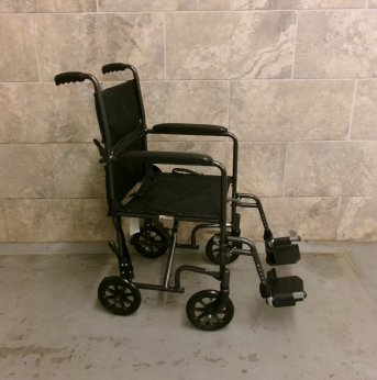 Manual Wheelchair 19x16 - Transport Chair